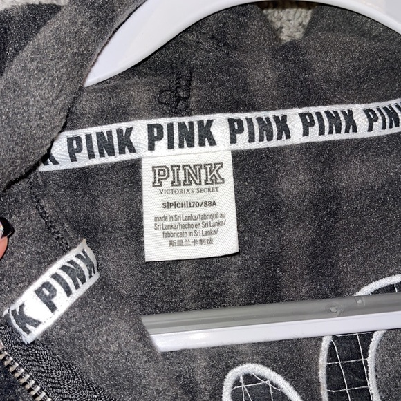 Pink Victoria Secret fleece hoodie - Picture 4 of 4